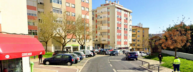 Rua das Indústrias, Centro de Amadora &copy Google Earth Pro