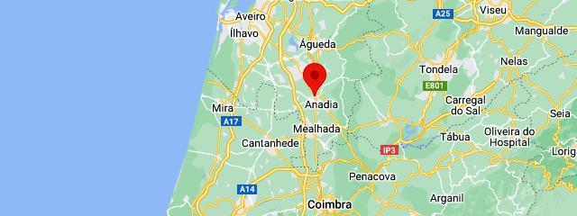 Bairrada, Centro de Portugal &copy; Google, ilustração
