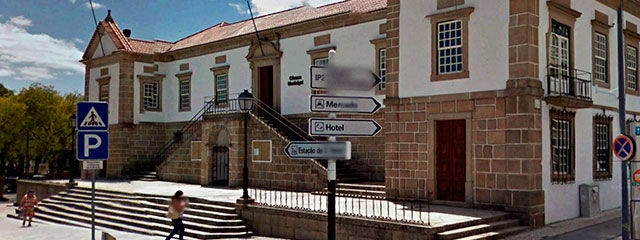 Castelo Branco, no Centro de Portugal &copy; Google Earth Pro