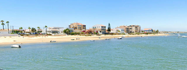 Praia de Faro, Faro, Distrito de Faro (Algarve) &copy; Google Earth Pro