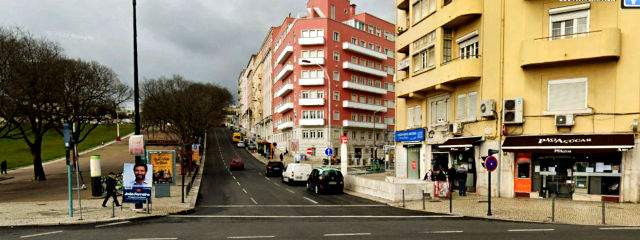Alameda com Avenida Almirante Reis, Freguesia de Areeiro, Lisboa &copy; Google Earth Pro