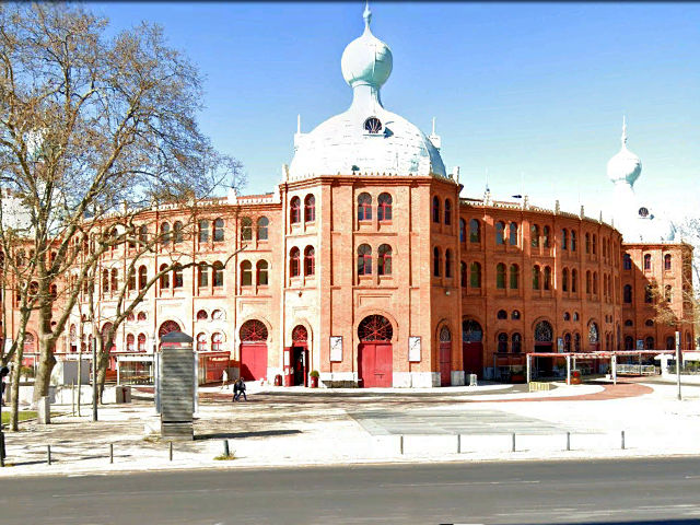 Praça de Touros do Campo Pequeno, Freguesia das Avenidas Novas, Lisboa &copy; Google Earth Pro