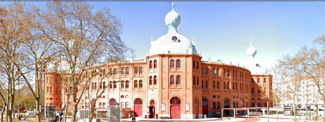 Praça de Touros, no Campo Pequeno, Freguesia das Avenidas Novas, Lisboa &copy; Google Earth Pro