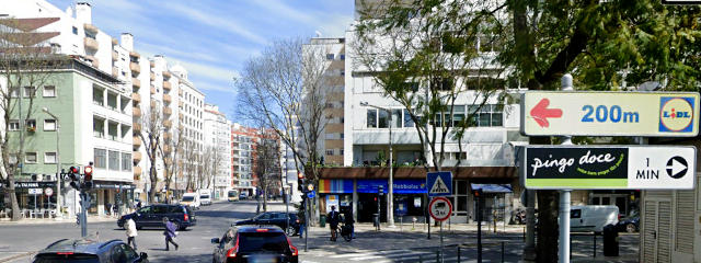 Rua Joaquim Paço de Arcos, Fonte Nova, Freguesia de Benfica, Lisboa &copy; Google Earth Pro