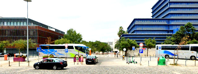 Rua das Musas (Rio Tejo ao fundo), Freguesia do Parque das Nações, Lisboa &copy; Google Earth Pro