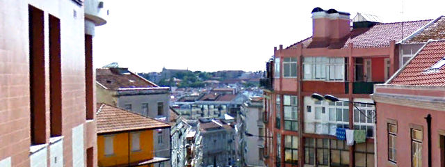 Vista de Lisboa do Miradouro da Penha de França, Freguesia de Penha de França, Lisboa &copy; Google Earth Pro