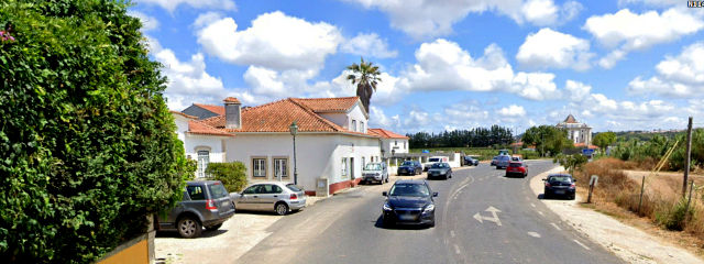 Landscape in Óbidos, outskirts of Lisbon, Santarém, Ribatejo, Portugal &copy; Google Earth Pro