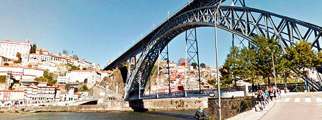 Ponte D. Luís, Porto, Portugal &copy; Google Earth Pro
