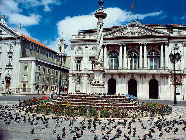 Praça do Município, Cidade de Lisboa, Estremadura, Centro de Portugal &copy; / Images of Portugal