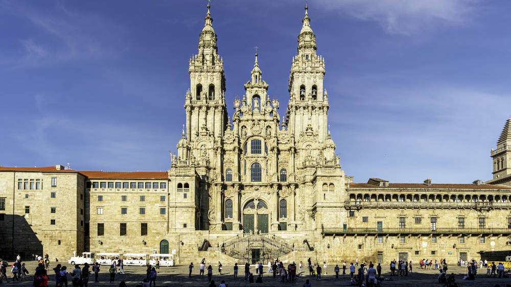 Santiago de Compostela, Galiza &copy; / Internet, ilustração